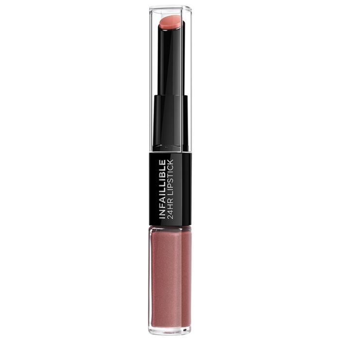 Infallible Duo 24H Lipstick - L'Oréal Paris - 312 Incessant Russian - Pink Color - Moisturizing &; Comfort