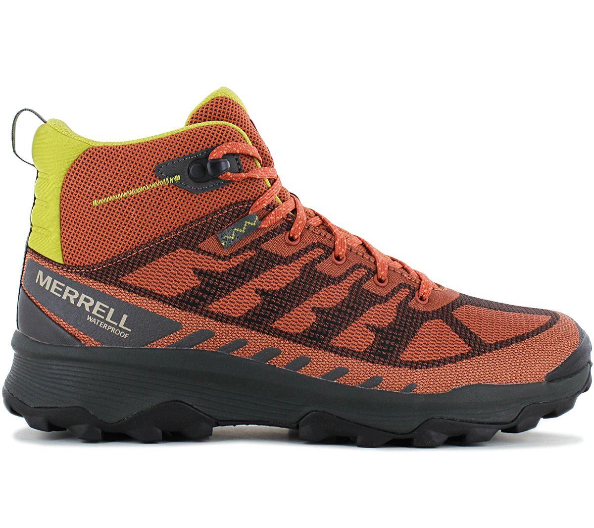 Merrell Speed Eco Mid WP Waterproof - Men's Hiking Shoes Trekking Boots Orange J037545 ORIGINAL