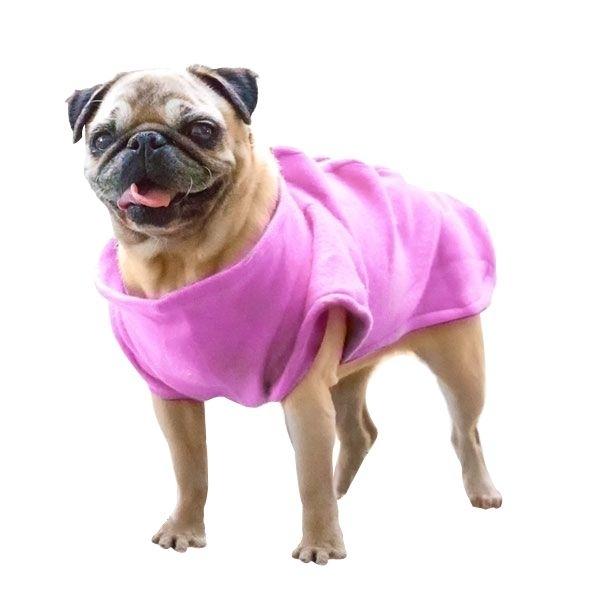 Blanket with Sleeves and Closure for Dog and Cat Pink
