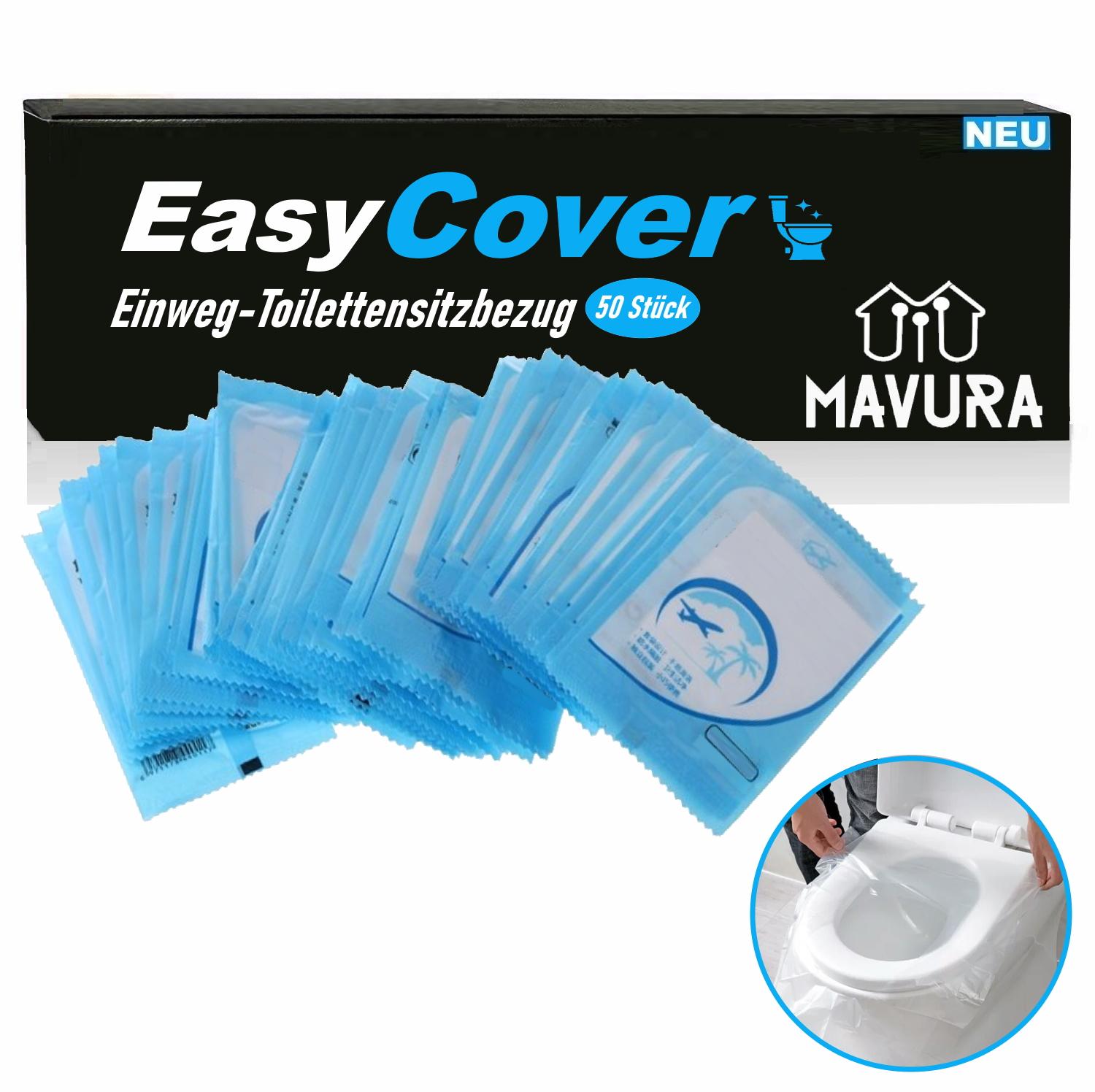 EASYCOVER Disposable Toilet Covers Toilet Seat Cover Seat Cover WC Cover 50s
