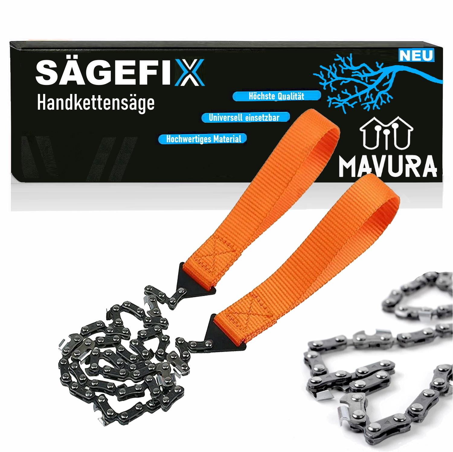 SAEWEFIX Hand Chain Saw Hand Saw Saw Rope Wire Saw EXTREMELY SHARP (incl. Bag)
