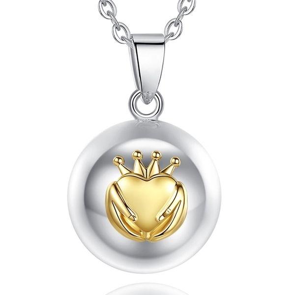 Pregnancy Bola Heart and Crown and Necklace Future Mother Gift