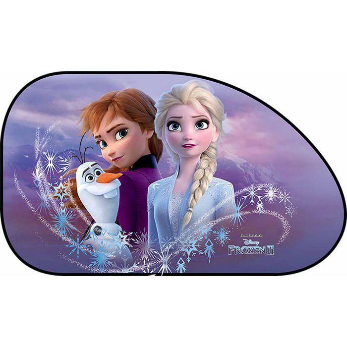 Side Window Sunshades - Disney Frozen - UV Protection - Suction Cup Attachment - 65x38 Cm