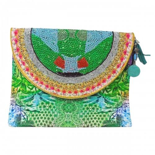 Inoa Palm Leaf Clutch Bag