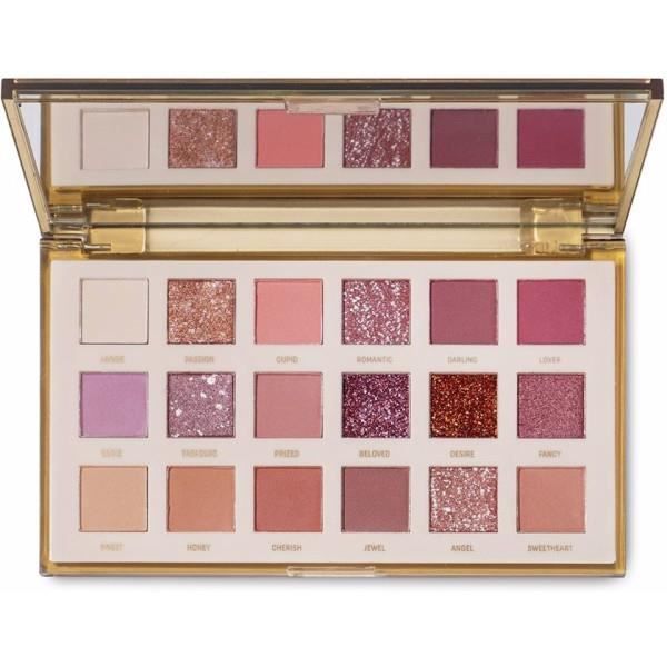 Eyeshadow Palette - Magic Studio - 18 Colors - Nude Shades - Unisex - Large Mirror