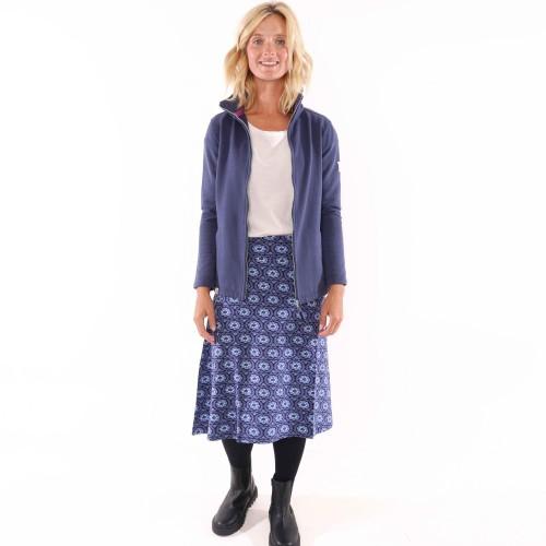 Lazy Jacks Womens/Ladies Circle Jersey Midi Skirt