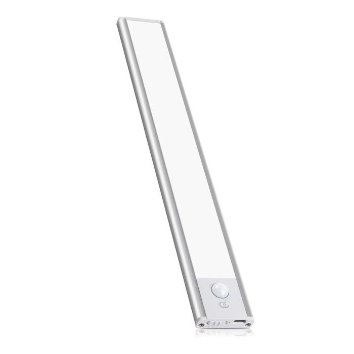 Rechargeable LED Lamp - LACTEA - 20 Cm - 100 Lumens - Motion Sensor - Silver