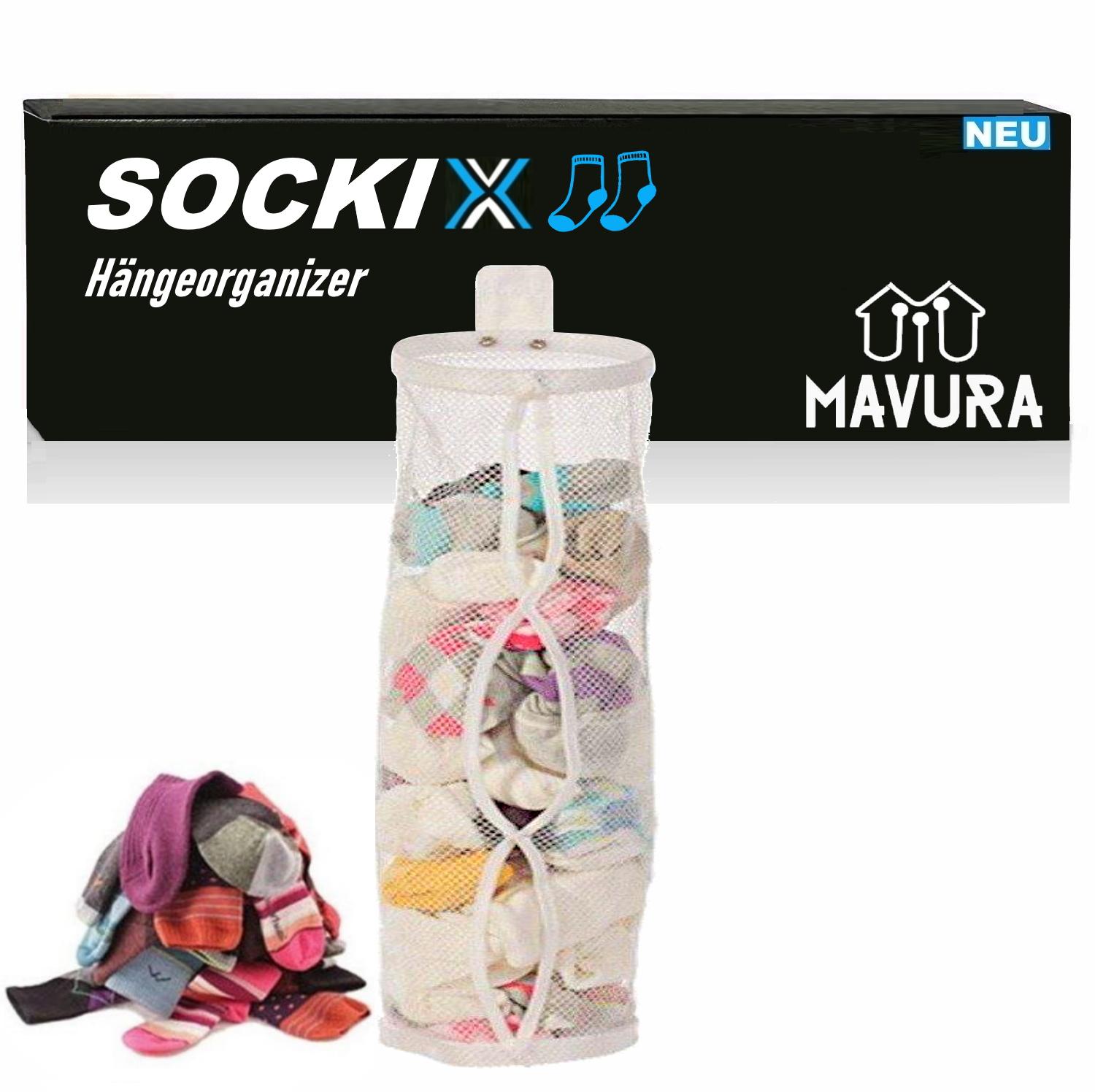 SOCKIX Hanging Organizer Hanging Storage Hanging Shelf Socks Underwear