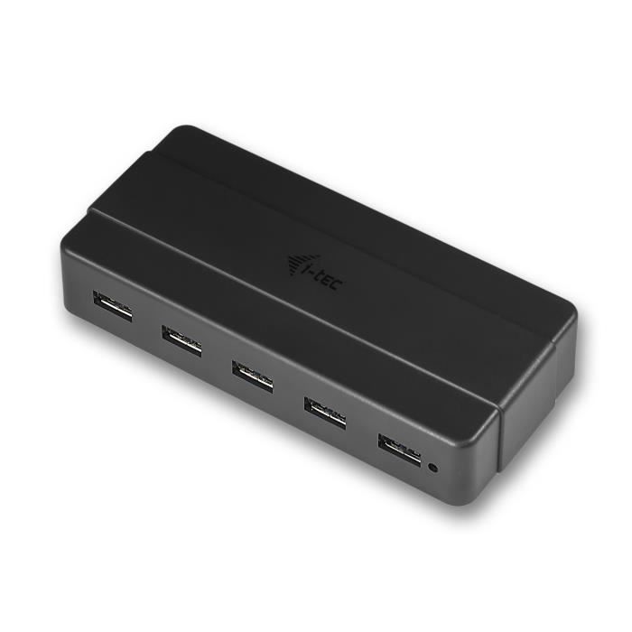 Concentrator (hub) - I-TEC - 7 Ports - USB 3.0 - With Power Adapter