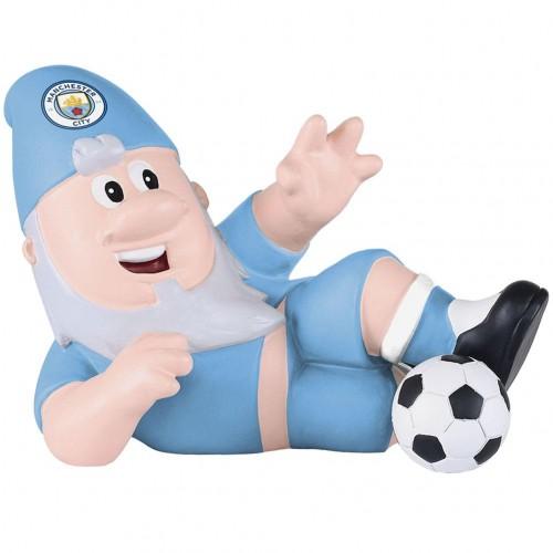 Manchester City FC Sliding Tackle Garden Gnome