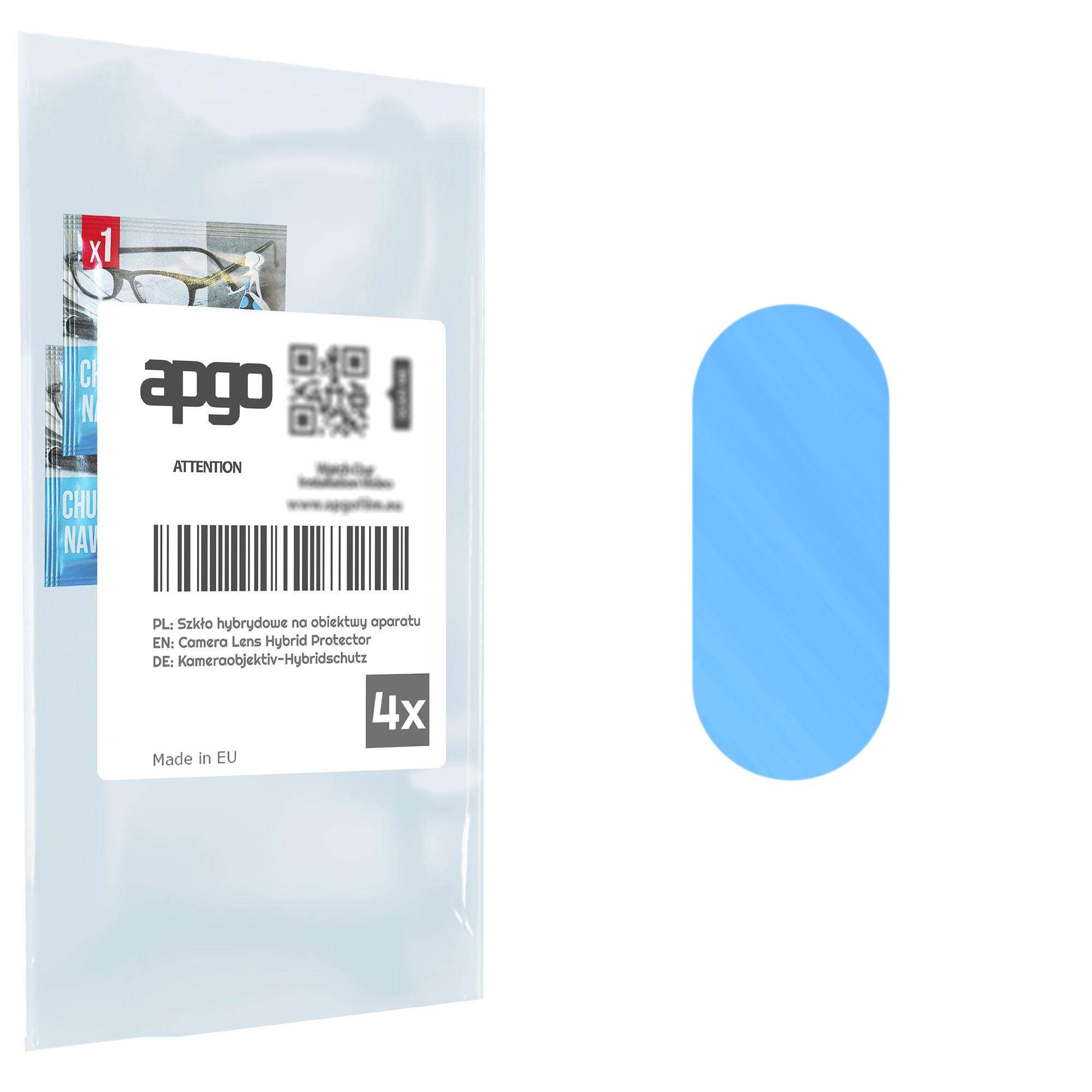 apgo 4x Lens Protector Camera Protective Hybrid Glass for Huawei Y6 Pro (2019), Camera Protection, 9H Camera Lens Camera Lens Protector