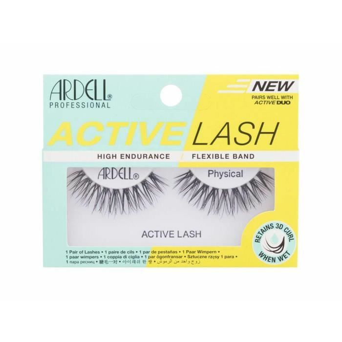 False Eyelashes - ARDELL - 1pc Lash Physique - Black - Easy To Apply - Cruelty-free