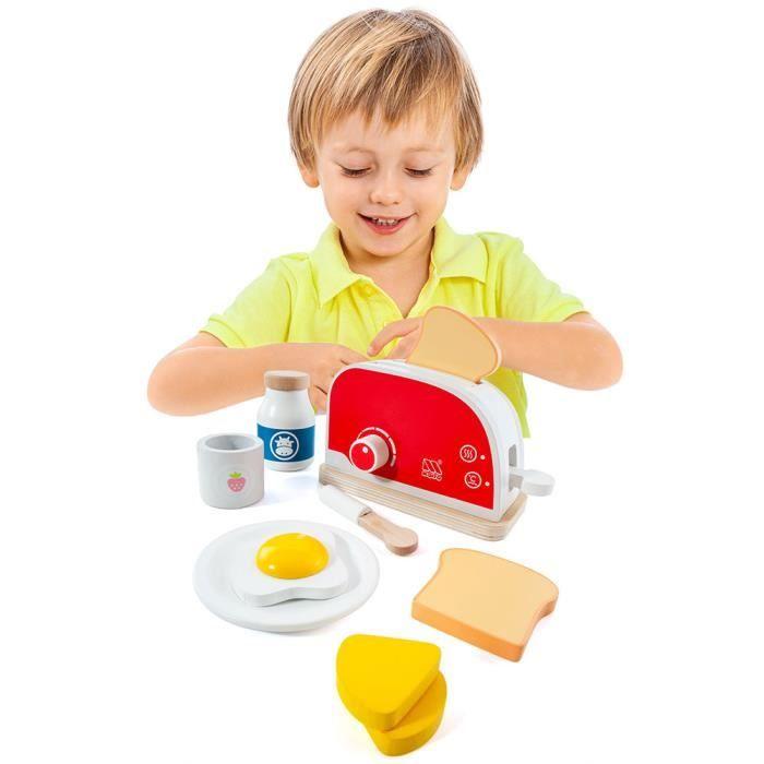 Wooden Toy Toaster - Molto - Toaster Set - Accessories Included - Eco-friendly