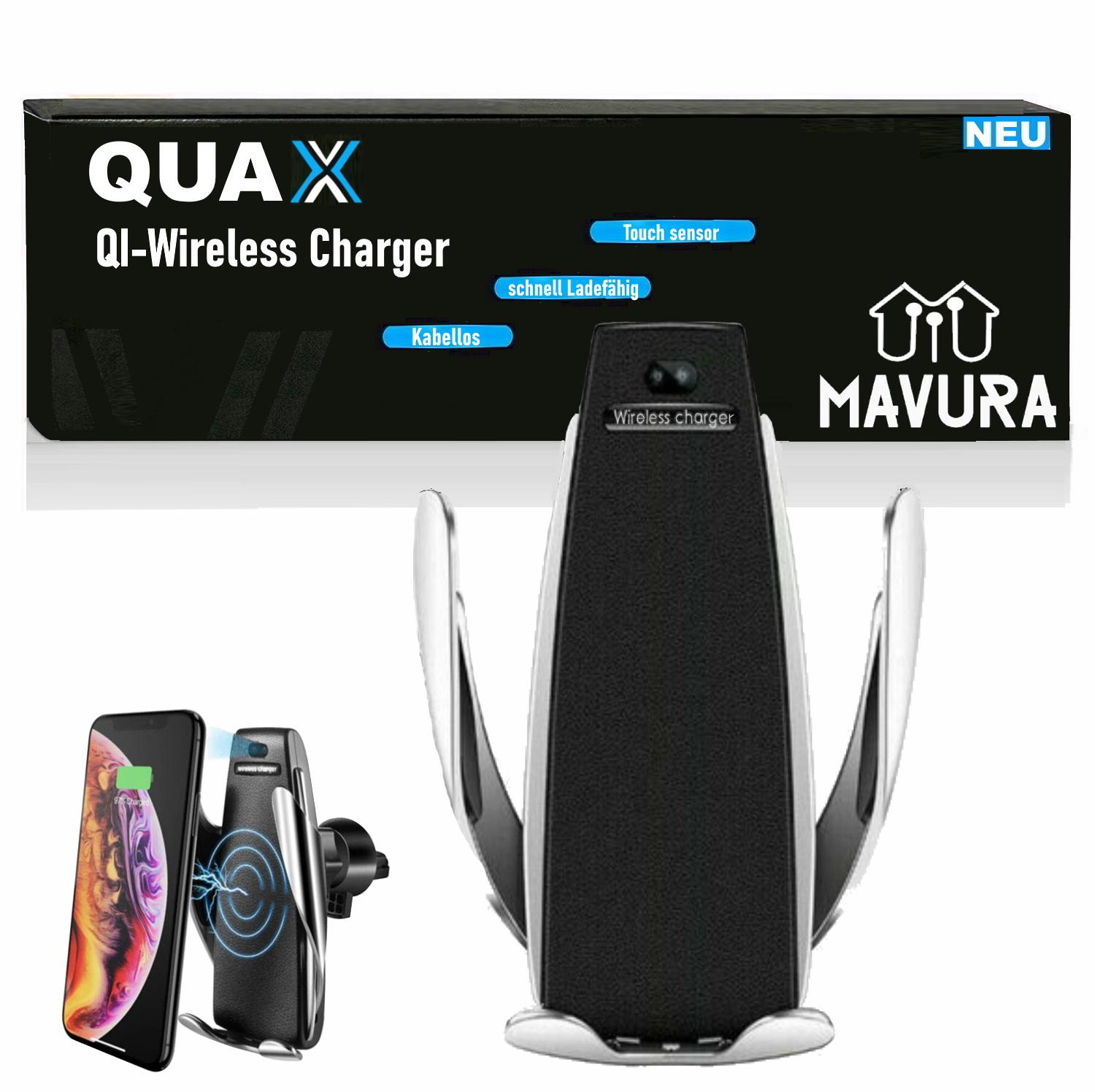 QUAX QI Wireless Charger Car Phone Holder Magnetic Induction Charger