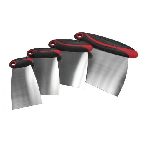 Faithfull Stainless Steel Filler & Spreader Set, 4 Piece