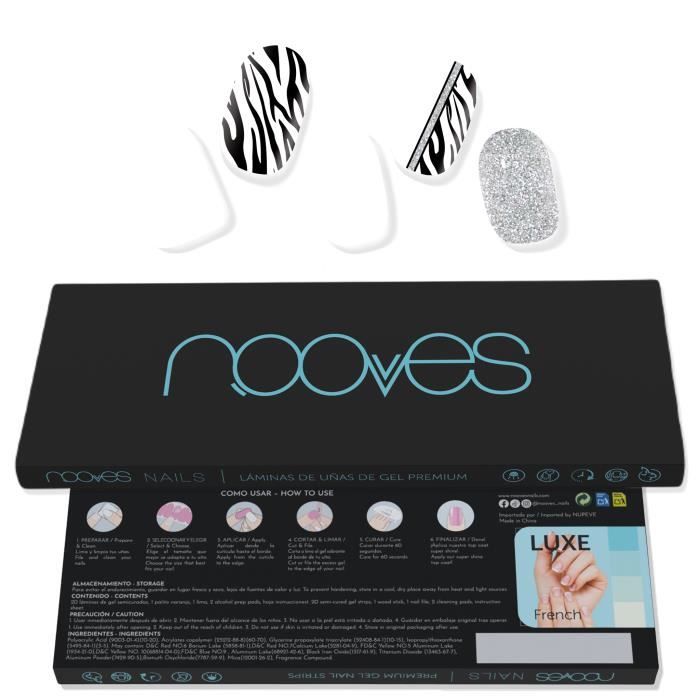 Gel Nail Stickers - NOOVES - Funky Baby - Easy Application - Long-Lasting Finish - Vibrant Nails