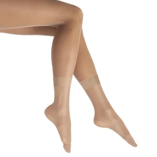 Silky Womens/Ladies Glossy Anklets (3 Pairs)