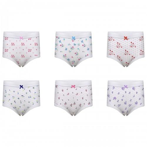 Harte & Soul Womens/Ladies Floral Briefs (Pack of 6)