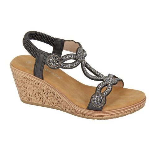 Cipriata Womens/Ladies Ora Jeweled Sandals