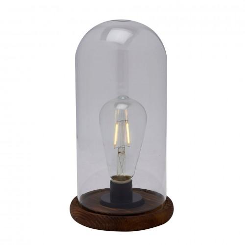 Hestia LED Light Up Glass Dome with Bulb - Large