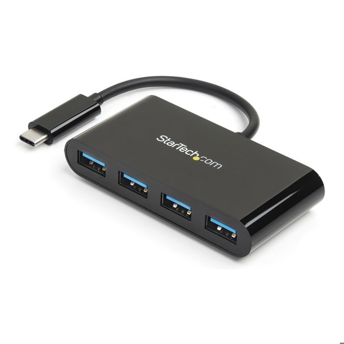 USB-C Hub - STARTECH.COM - 4 Ports - Bus Powered - USB 3.0 - Black