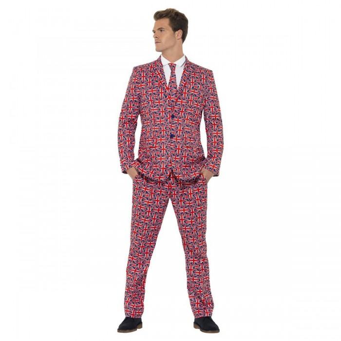 Smiffys Mens Union Jack Costume Suit
