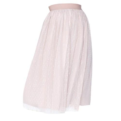 Little Mistress Womens/Ladies Midi Dot Skirt