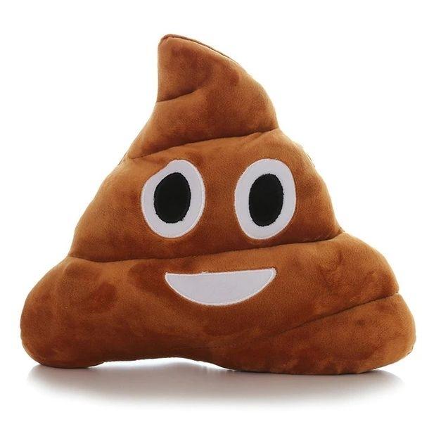Cheerful Poop Poop Emoticon Cushion Poo