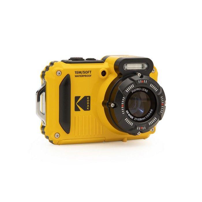KODAK Pixpro WPZ2 - Compact Digital Camera 16MP Waterproof 15m, Shockproof, 720p Video, LCD Screen - Yellow