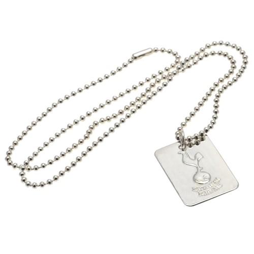 Tottenham Hotspur FC Silver Plated Dog Tag And Chain