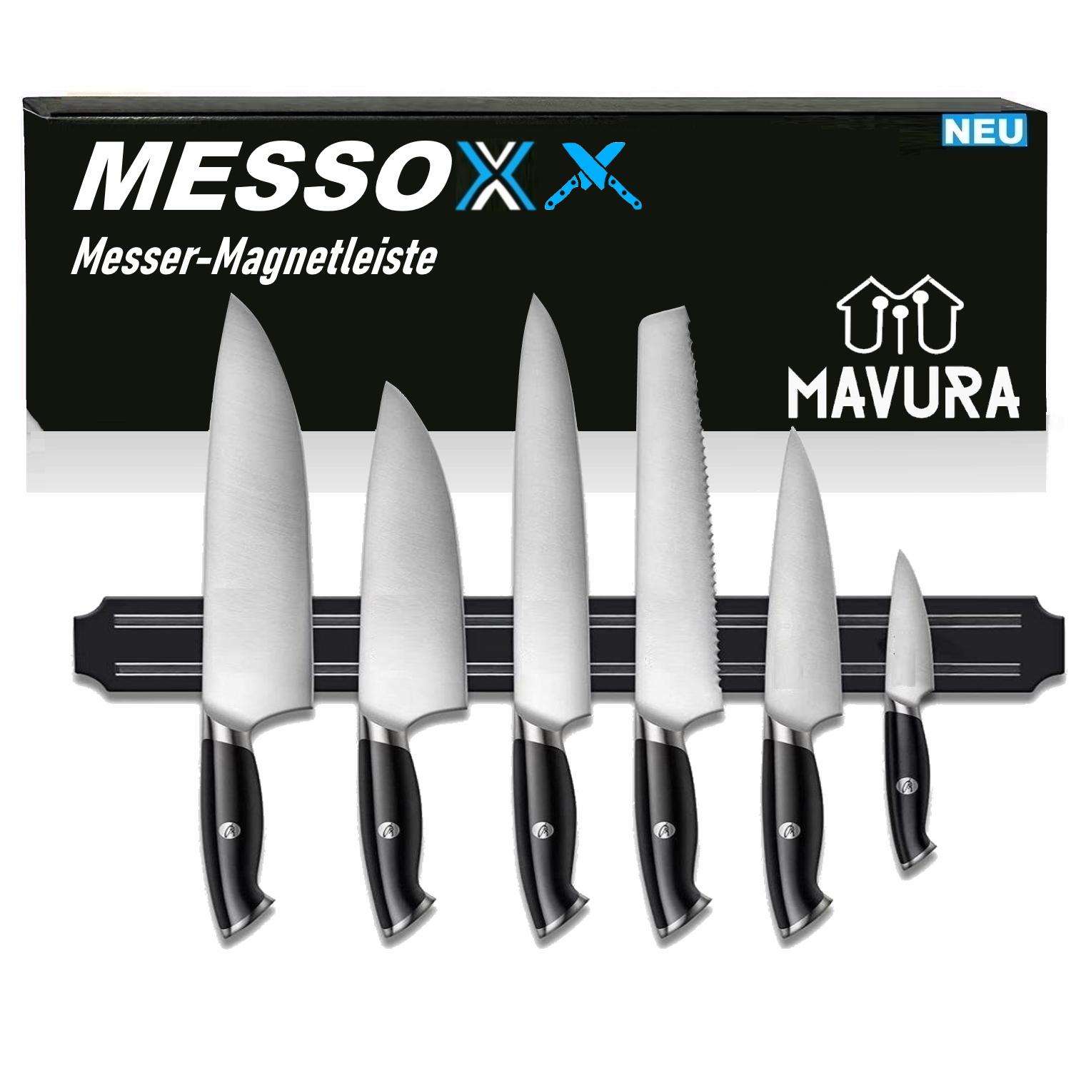 MESSOX Magnetic Strip Knife Stainless Steel Knife Holder Magnetic Knife Strip