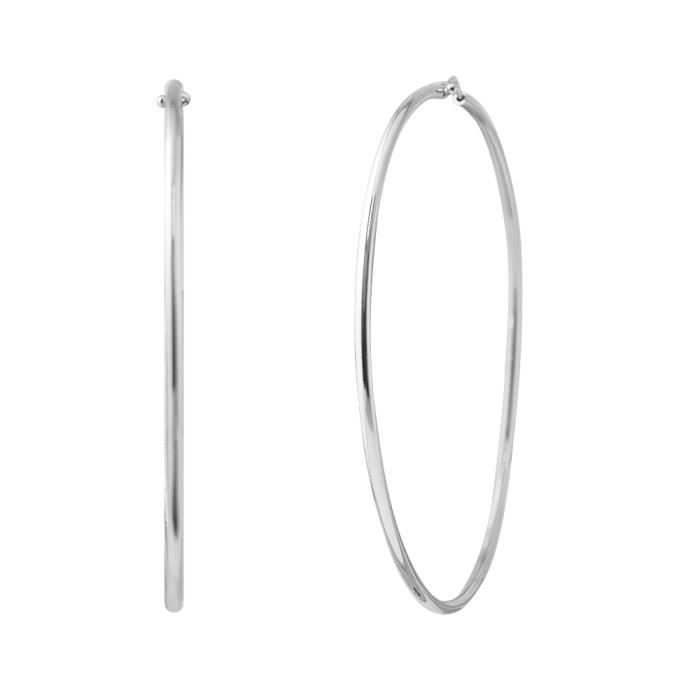 Earrings - LOVA LOLA VAN DER KEEN - Hoops - 925 Sterling Silver - 7.5 Cm - 2 Year Warranty