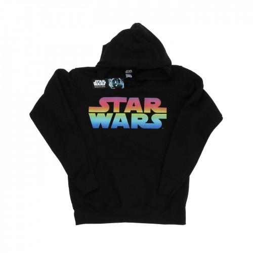 STAR WARS Womens/Ladies Rainbow Logo Hoodie