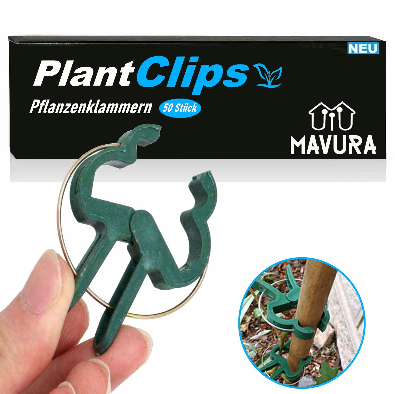 PlantClips Plant Clips Plant Clamps Trellis Support Plants Tomatoes Binder 50s