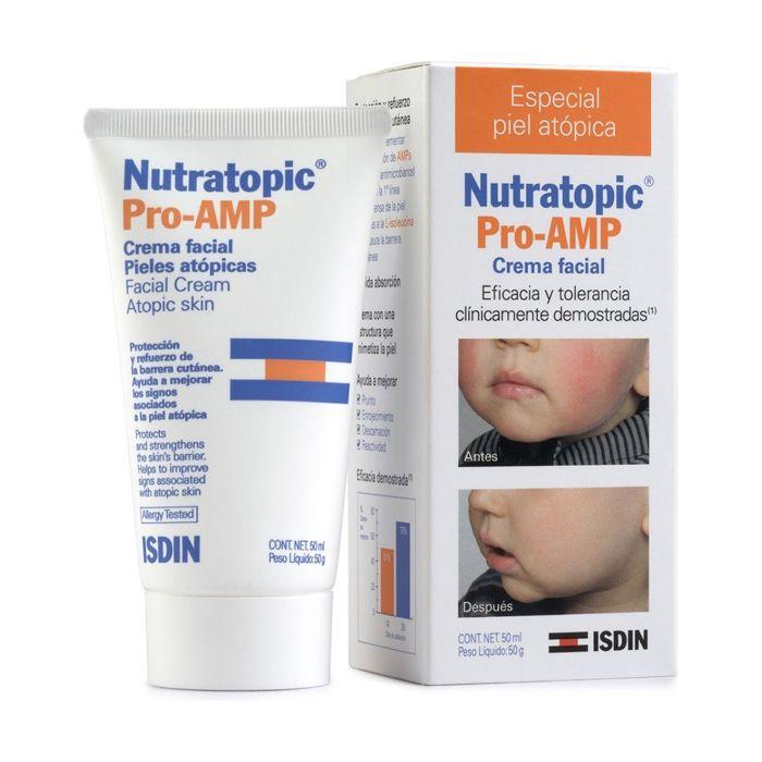 Face Cream - ISDIN - Nutratopic Pro AMP - Atopic Peel - 50 Ml