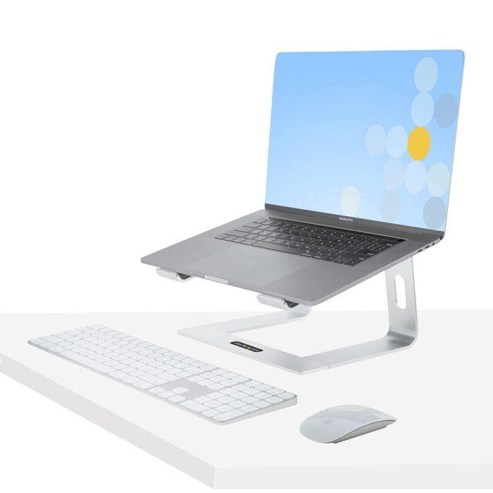 StarTech.Com 360° Swivel Laptop Stand Ergonomic Aluminum Silver