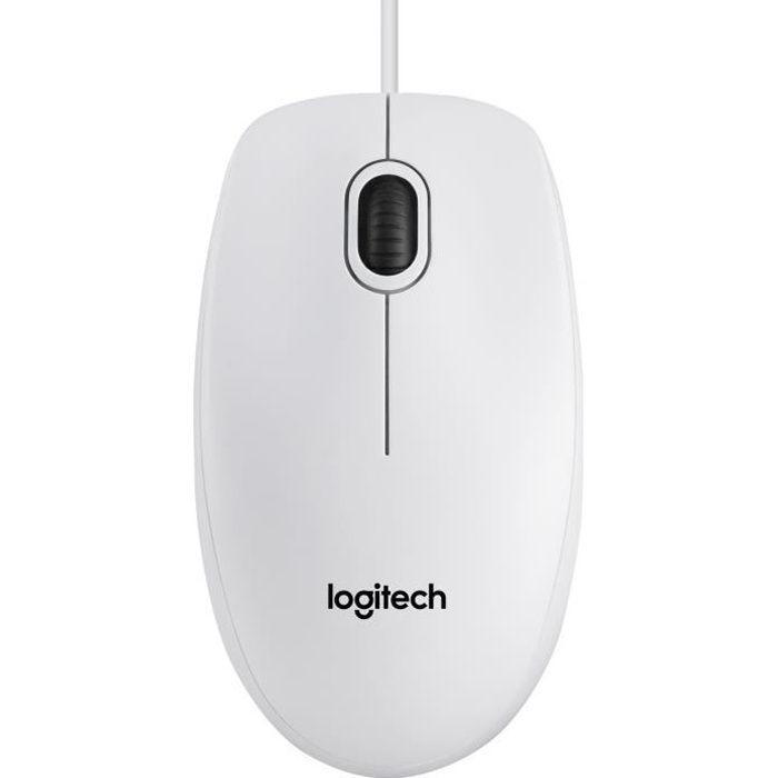 Logitech Optical Business Mouse - B100 White