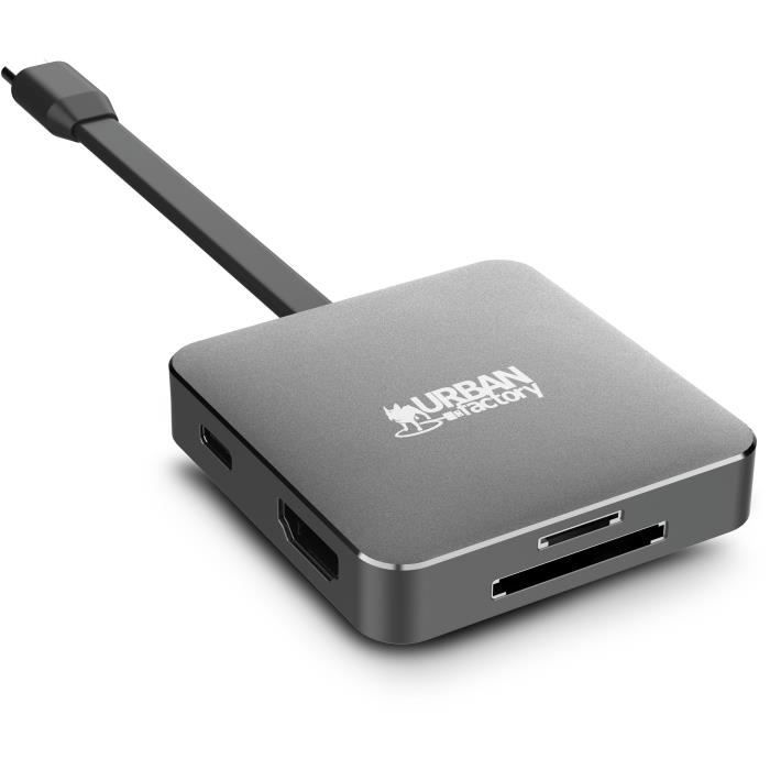 Urban Factory USB Hub 5-IN-1 100W USB-C HUB