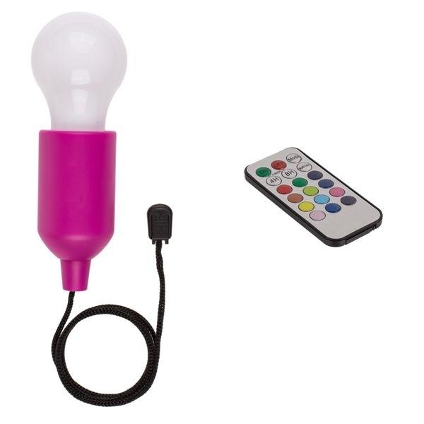 Multicolored LED Battery-powered Retro Bulb Lamp with Remote Control