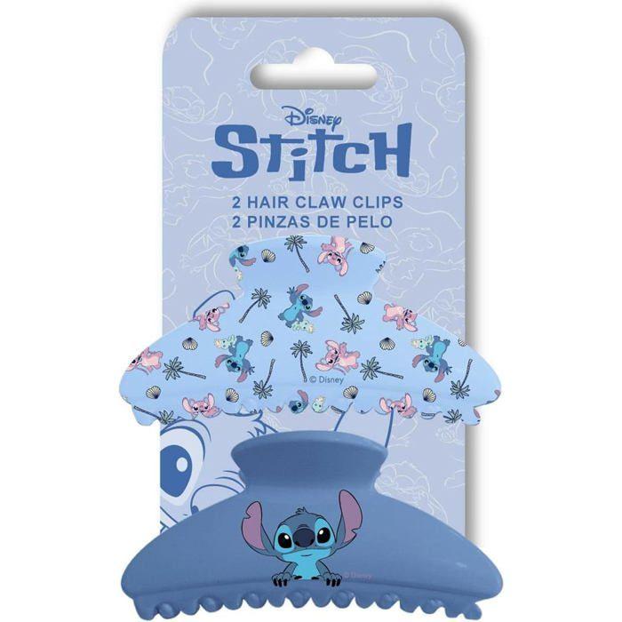 Hair Clip - CERDA - Pack of 2 - Stitch and Angel - Multicolored - Ergonomic