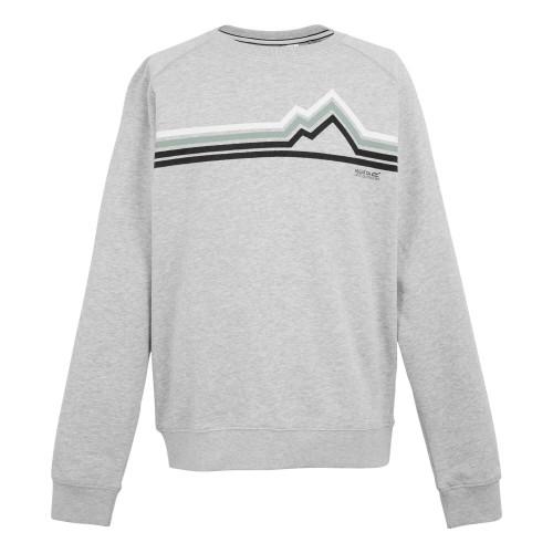 Regatta Mens Nithsdale Linear Mountain Crew Neck Sweatshirt