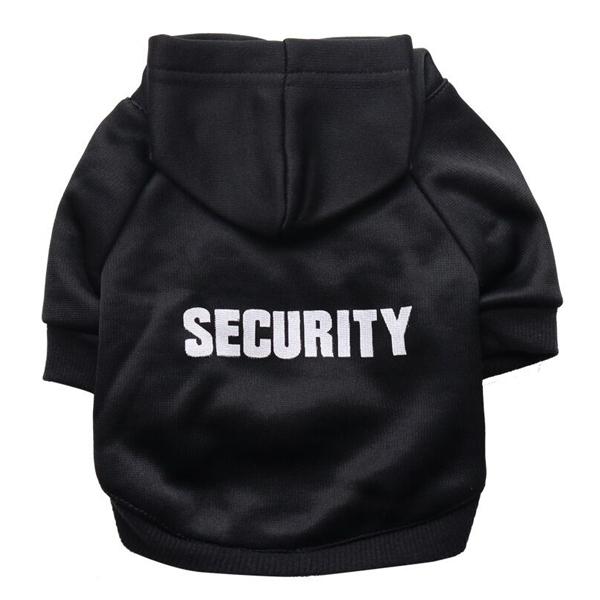 Costume Sweatshirt for Pets Security Dog and Cat