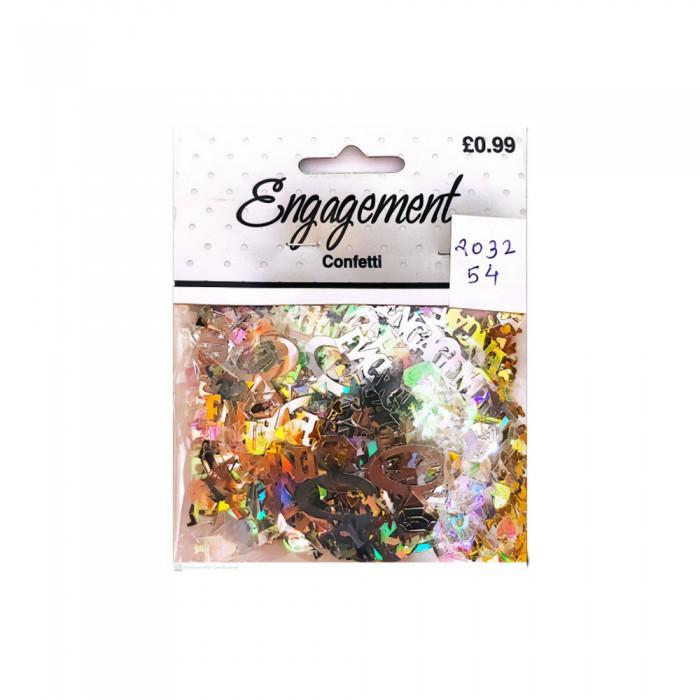 Metallic Engagement Confetti