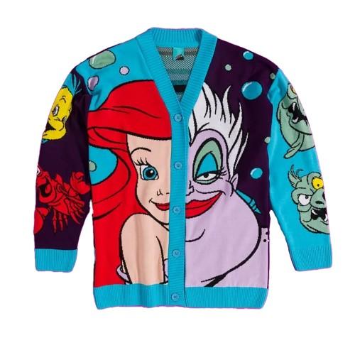 The Little Mermaid Unisex Adult Knitted Oversized Cardigan