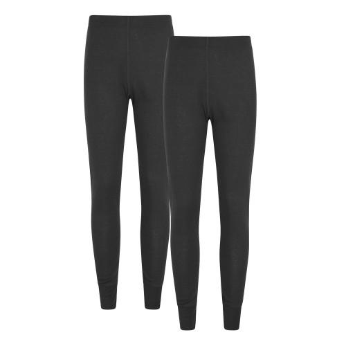 Mountain Warehouse Womens/Ladies Talus Thermal Base Layer Leggings (Pack of 2)