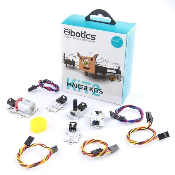 Robotics Kit - Maker 2 - Blue - Robotics Learning - Self-assembly