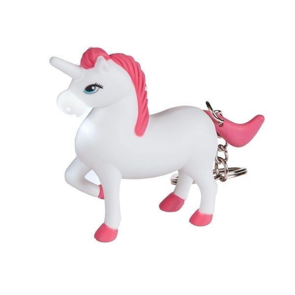 LED Light and Sound Unicorn Keychain