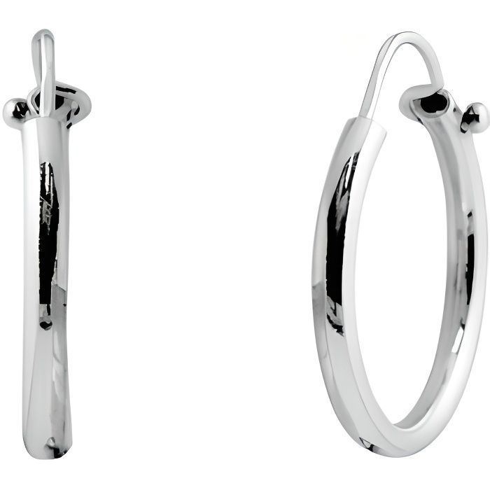 Earrings - LOVA LOLA VAN DER KEEN - Mini Hoops - 925 Sterling Silver - Diameter 2 Mm - Women
