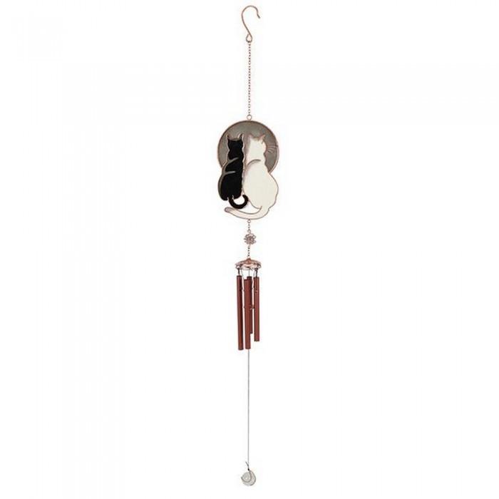 Something Different Gazing Cats Wind Chime
