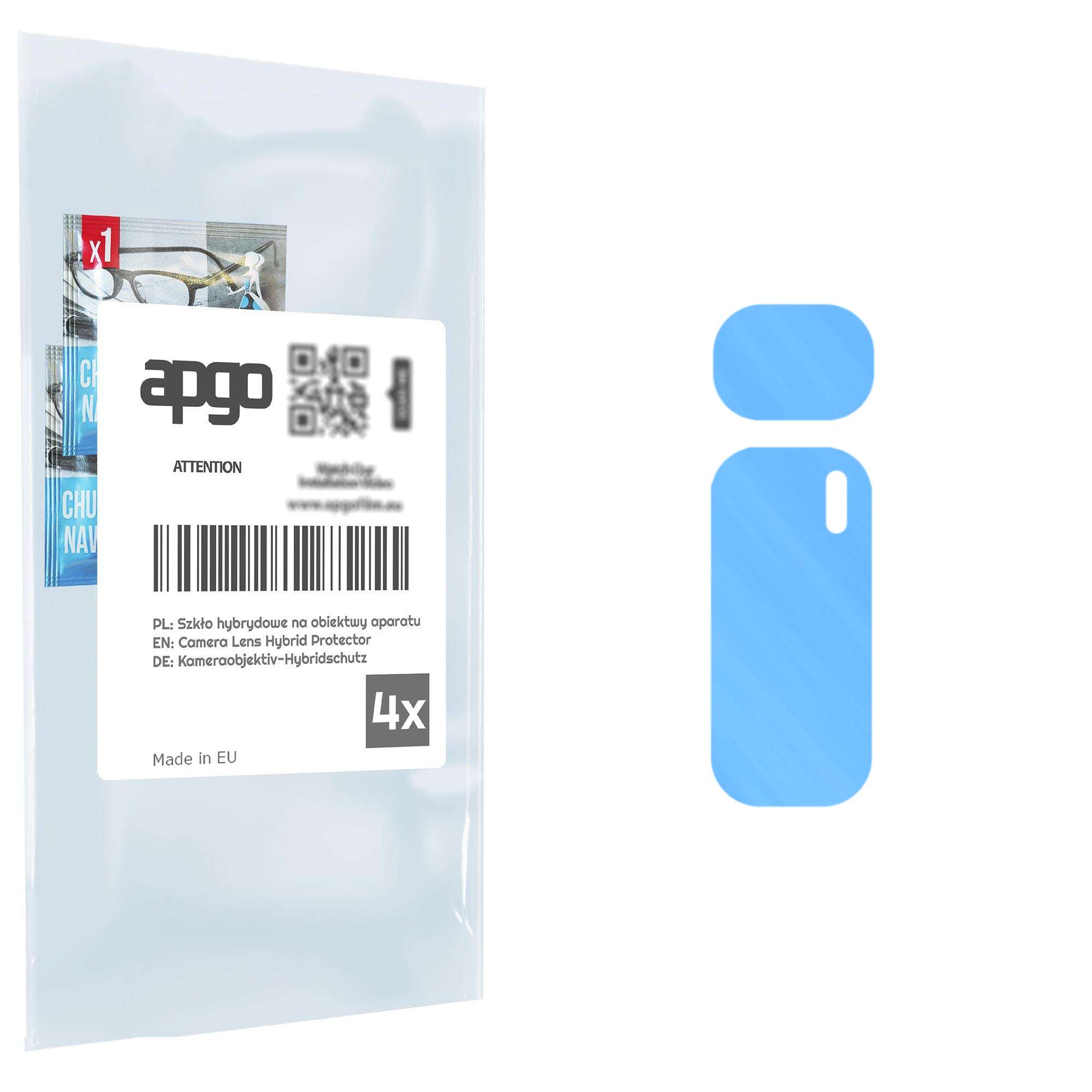 apgo 4x Lens Protector Camera Protective Hybrid Glass for Xiaomi Mi 10 Ultra, Camera Protection, 9H Camera Lens Camera Lens Protector